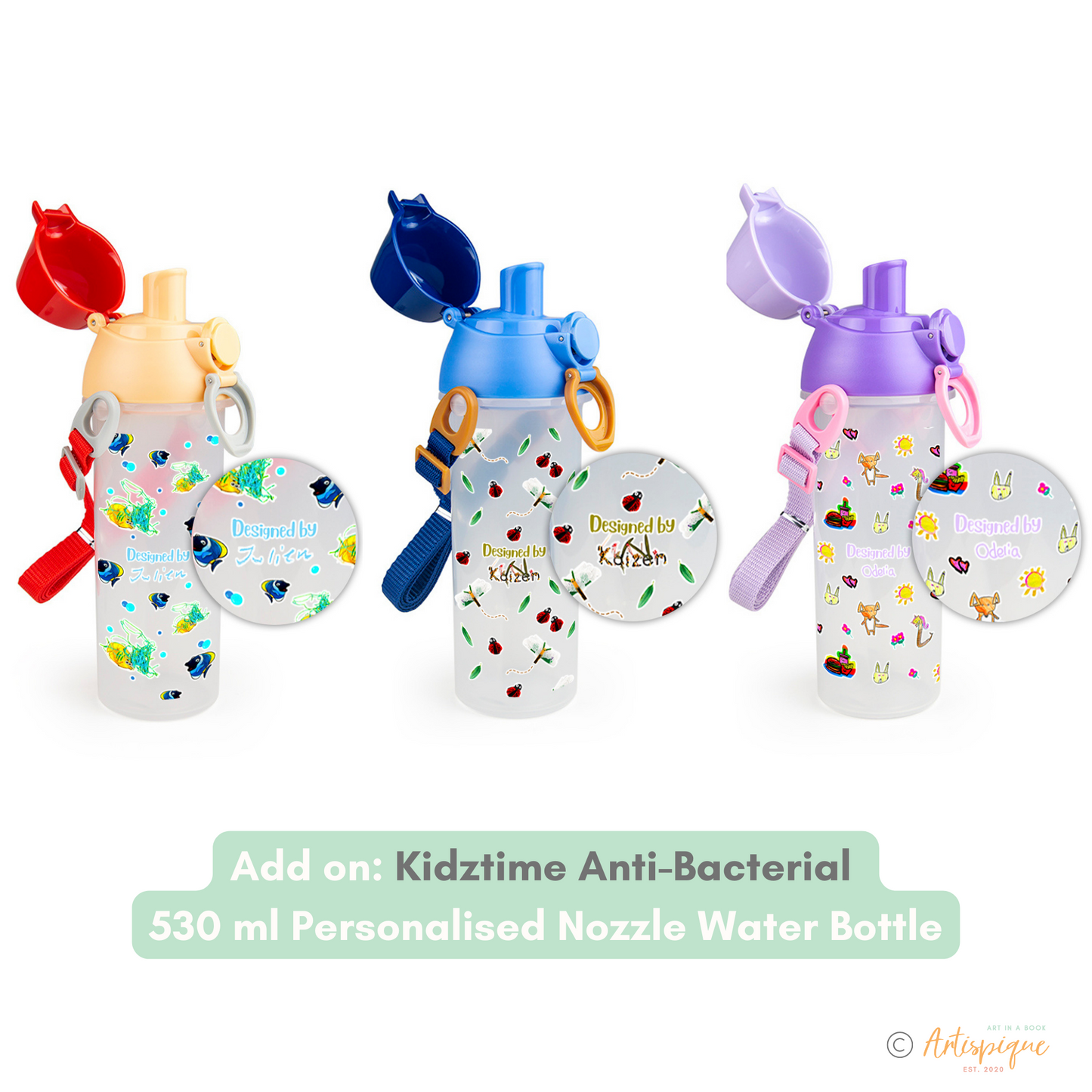 Personalised Waterproof Artsy Stickers