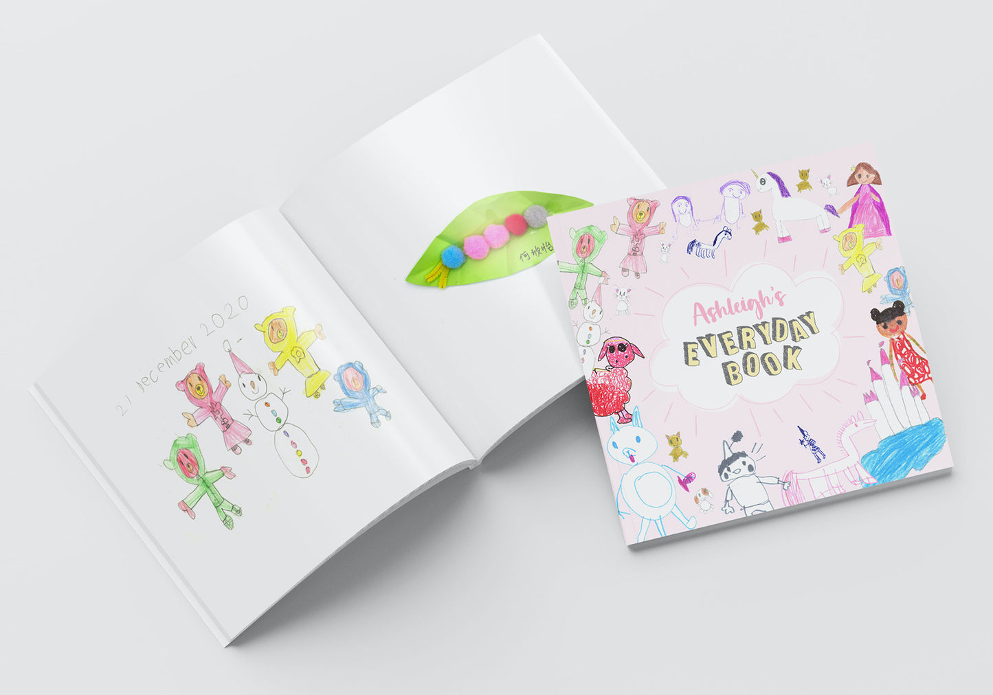 8” x 8” Square Softcover Book with 150gsm Matte Paper